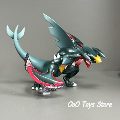 Anime Pokémon Figure Garchomp Bonecos de Ação Estátua de PVC Modelo Colecionável Brinquedos para Crianças Presentes 10cm/3.93in
