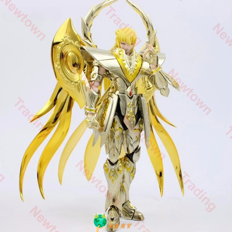 Metal Club/MC Saint Seiya Cloth Myth EX Virgem Shaka Totem/Object+Base de Lótus SOG/Soul of God Cavaleiros do Zodíaco Boneco de Ação