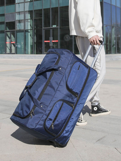 2025 Nova Moda Bolsa de Viagem Feminina Grande Capacidade Masculina Esporte Bolsa de Viagem Impermeável Bolsa com Rodas e Alça Bolsa de Viagem Sacola