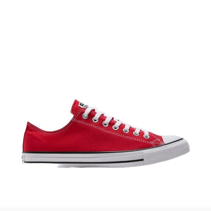 Converse Chuck Taylor All Star Men's and Women's Skateboarding Shoes, Impact Resistance, Durable, Daily Sneakers, Red
