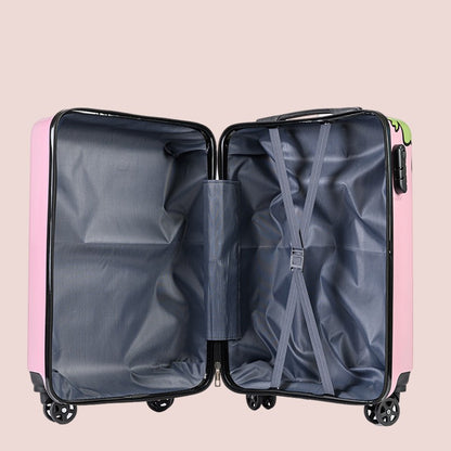 20 Inch Lightweight Hardshell Suitcase Large Capacity Sleek Solid Color Durable Trolley Case Travel Luggage for Adults