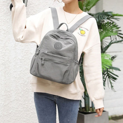 Bolsa de Ombro Casual Grande Capacidade Mochila Estudantil Impermeável Leve Mini Mochila Pequena Resistente ao Desgaste Viagem