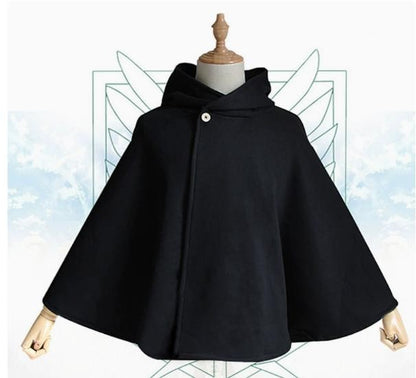 Anime Attack Cloak Shingeki No Kyojin Scouting Legion Cosplay Costume Cos Green Cape Mens Clothes Cosplay Costume Women