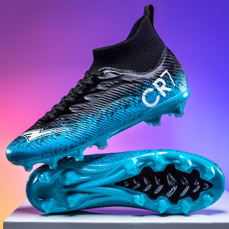 New Men Football Boots Sneakers High-top Non-Slip Futsal High-quality Soccer Shoes Cleats Grass Match Indoor Hot-selling FG/TF