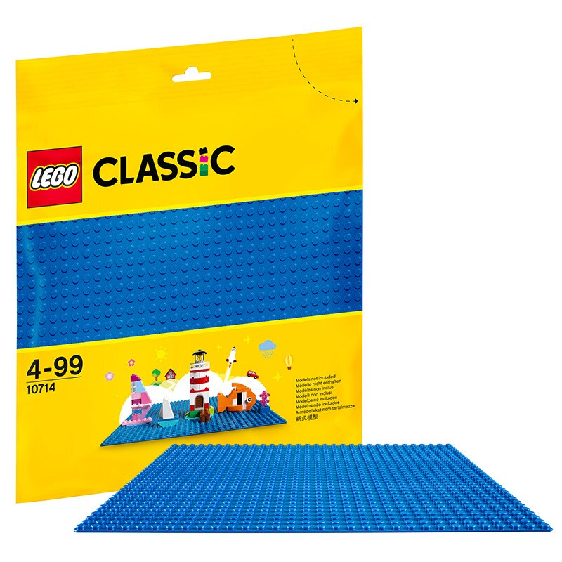LEGO Classic Creative Series 10696 Caixa de Blocos Média Criativa Clássica 10714 Brinquedo de Presente Montado na Base Azul