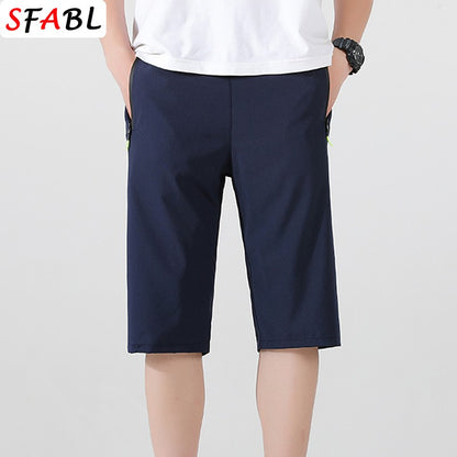 Sports Shorts Men Summer Quick-drying Breathable Drawstring Shorts Male Beach Short Pants for Men New Gym Fitness Bottom Summer