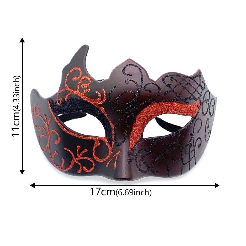 Half Face Mask Glittering Masquerade PartyMasks Role Play Nightclub Half Face Eye Maskween Party for Fancy Dress Christmas Party