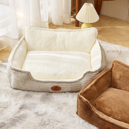 Cama para Cães e Gatos, Lavável, Sofá para Cães de Raças Pequenas a Médias, Tapete para Todas as Estações, Acessórios Duráveis e Confortáveis para Cães, Artigos para Animais de Estimação