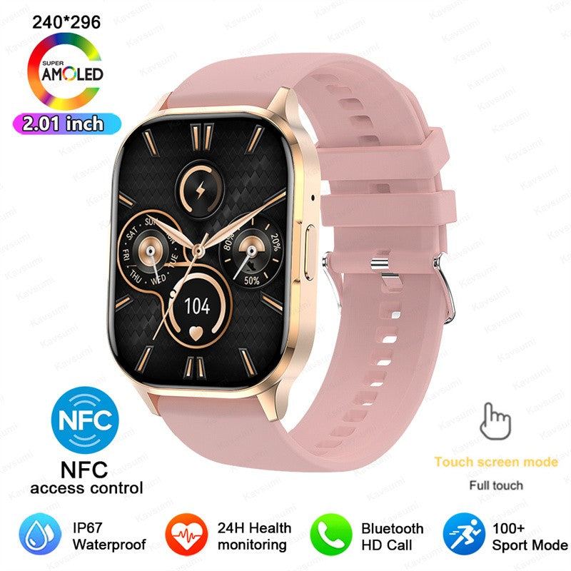 Smartwatch Ultrafino Masculino Feminino Tela Sempre Ativa Pulseira Esportiva Chamada Bluetooth Fashion Smartwatch Saúde Mostrador Personalizado