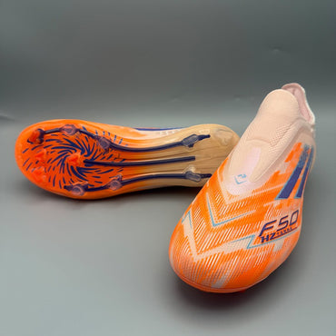 Football Field Boots Professional Non Slip Soccer Shoes Training Society Cleats Football Shoes SLIP-ON  Laceless