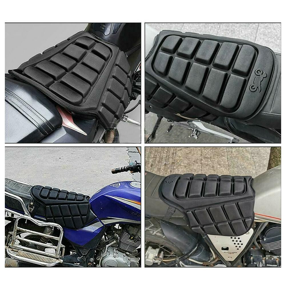 Almofada de assento de motocicleta de gel de conforto de ar 3D universal Almofada de sela de motocicleta Almofada de envoltório completo Acessórios para motocicletas