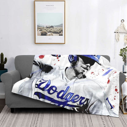 Cody Bellinger Throw Blanket Weighted Hair Cute Sofa Quilt Blankets