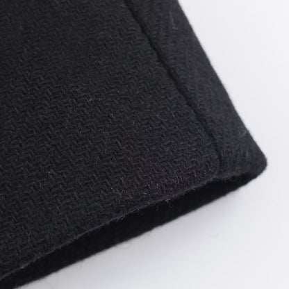 2025 Autumn Winter Women Notched Lapel Double Breasted Overcoat Long Sleeve Elegant High Street Loose Fit Casual Outerwear Jacke