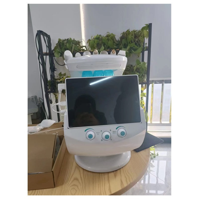 7 in 1 Smart Ice Blue Multifunctional Facial Care Instrument Facial Deep Cleansing Hydrating Microdermabrasion Machine