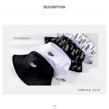 Bucket Hats For Men Women Korean Style Print Cap Panama Hat Sandbeach Sunhat Fishing Hat Fisherman Cap for Hip Hop Bob Gorro
