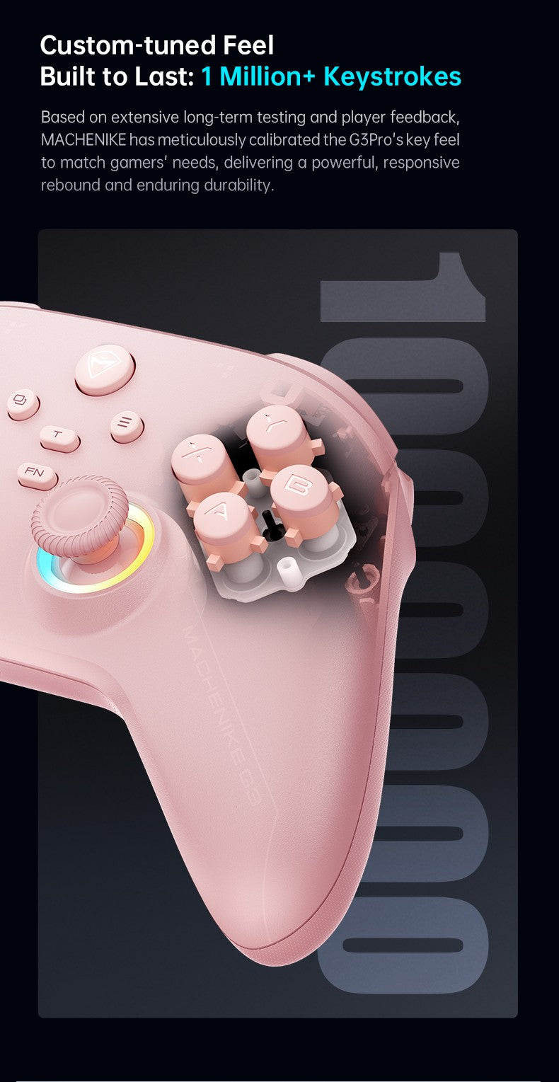 Machenike G3V2 G3Pro PC Gaming Controller Hall Joysticks Hall Effect Gamepad for Nintendo Switch iPhone Android Mobile Phone PC