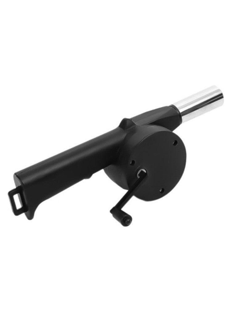 Barbecue Blower Small Manual Blower Combustion Aid Hand Cranked Hair Dryer Outdoor Barbecue Hair Dryer Barbecue Utensils
