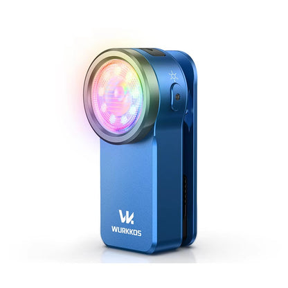 Wurkkos HD03 680LM Mini Clip Light USB C Rechargeable Pocket Flashlight Spotlight/Floodlight Portable EDC RGB Torch with Magnet