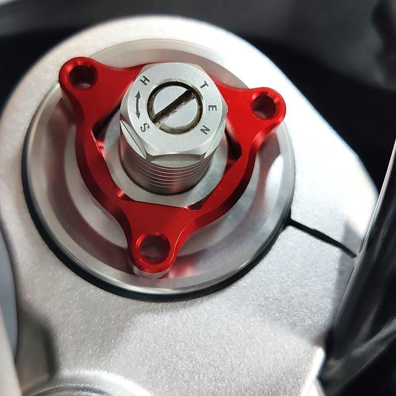 Regulador de pré-carga de suspensão dianteira CNC de 14MM para motocicleta YAMAHA FZ1 YZF-R6 YZF-R1 YZF R1 R6 YZFR1 YZFR6 MT-09 MT09