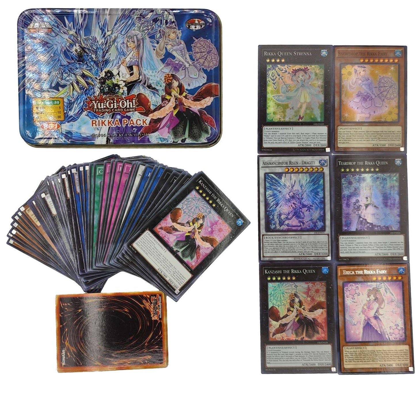 Yu Gi Oh Cards PACK DE DEUS EGÍPCIO Deck de Cartas Inglês TCG Holográfico Dourado Dragão Branco Jogo de Duelo Coleção de Cartas com Caixa de Lata