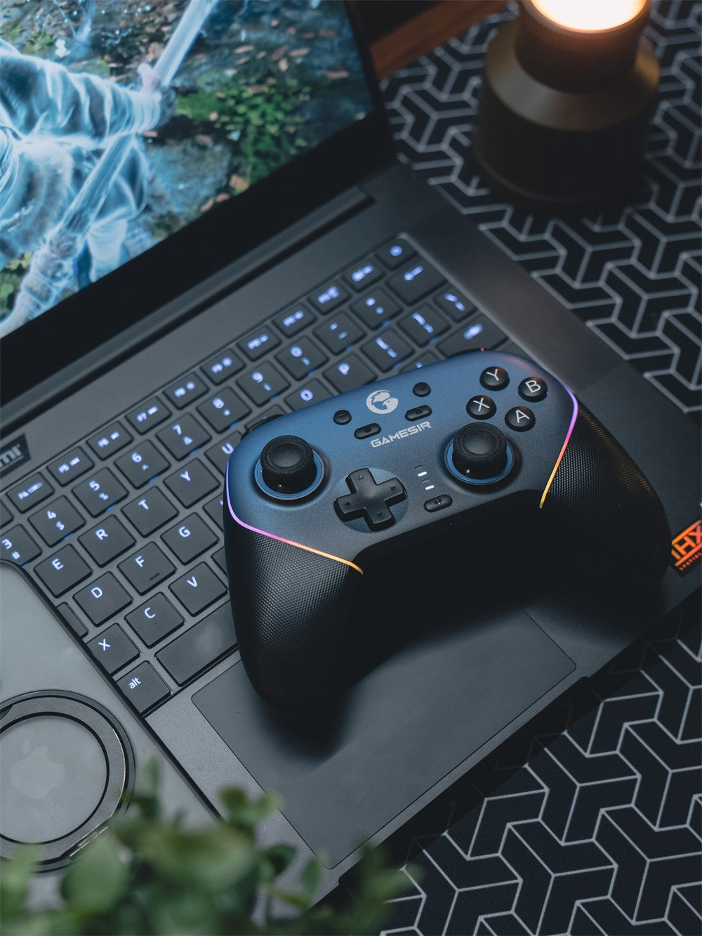 GameSir Super Nova Wireless Switch Controller with Charging Station, Hall Effect Joystick for PC Nintendo Switch 2 Android Phone