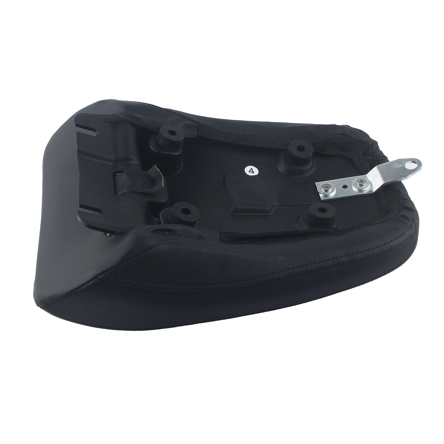 Assento Traseiro Para Passageiro de Motocicleta Couro Preto Para Harley Fat Boy FLFBS 114 FLFB 107 2018 2019 2020 2021 2022 2023