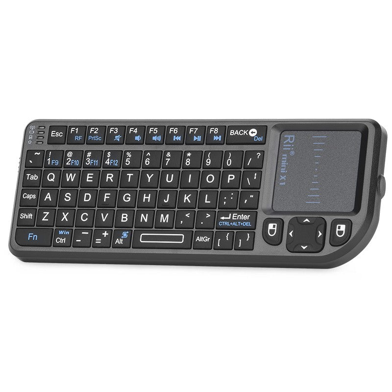 Original Rii X1 2.4GHz Mini Wireless Keyboard English/RU/ES/FR Keyboards with TouchPad for Android TV Box/PC/Laptop