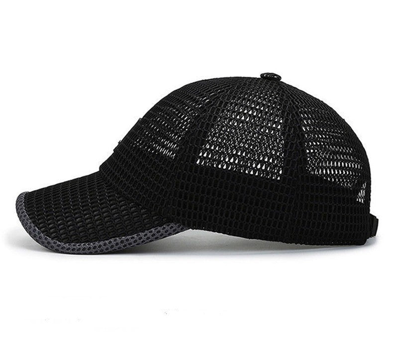 Men Women Outdoor Summer Full Mesh Net Cool Breathable Quick Drying  Sunhat Baseball Cap Anti-UV Tennis Golf Sport Trucker Hats