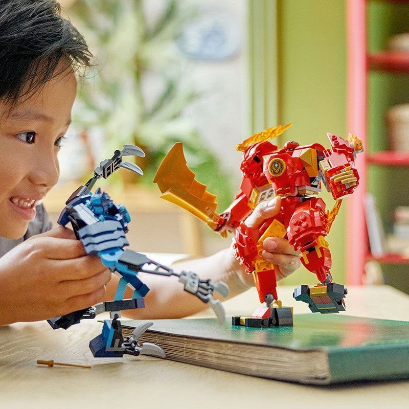 LEGO Ninjago Phantom Ninja 71808 Kai Mecha do Elemento Fogo Bloco de Quebra-Cabeça Infantil