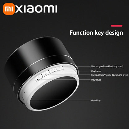 Xiaomi A10 Mini Portable Speaker Bluetooth Wireless Audio Dazzling Crack LED Light Subwoofer Support TF Card USB For PC/Mobile