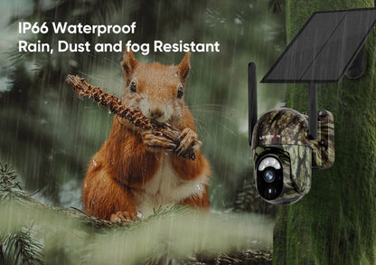 LS VISION 4G /WFII Solar Security Cameras Wireless Outdoor  2K HD Video Surveillance Color Night Vision Human/Animal Detection