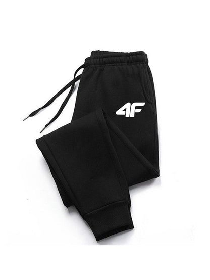 2025 Men's Casual Versatile Sweatpants Trend Print Elastic Waist Jogging Pants Outdoor Sports Daily Tracksuit Trousers