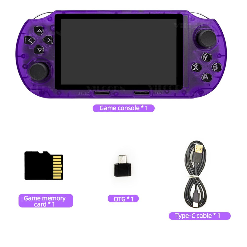 VILCORN SF3000 HD Handheld Game Console for PS1 MAME Retro Emulator 4.5 inch FHD Portable Gaming Machine Christmas Gift