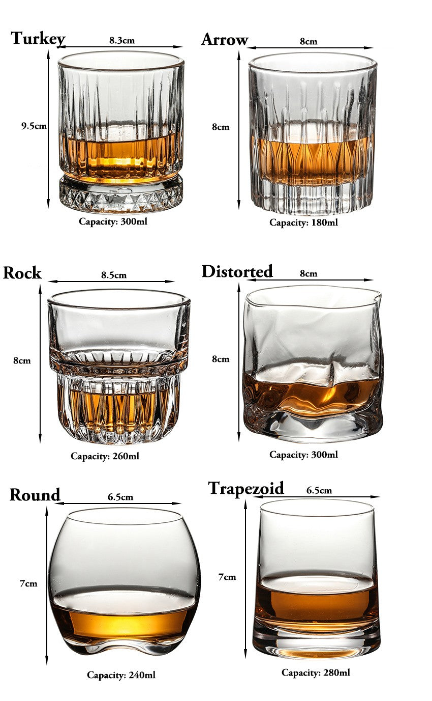 Copos de uísque, Copos de uísque escocês, Copos de uísque estilo "Old Fashioned"/ Presente perfeito para amantes de uísque escocês/ Vidraria elegante para bourbon/rum