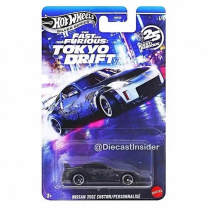 Novo Conjunto Hot Wheels Velozes e Furiosos Tokyo Drift HNR88 Série 25º Aniversário Nissan Chevrolet Coleção de Carros Die-Cast 1/64