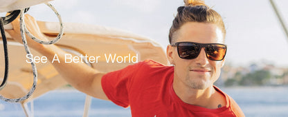 ZENOTTIC Retro Square Polarized Sunglasses Fashion Shade Women Men Ultra light TR90 Frame UV400 Protection Classics Sun Glasses