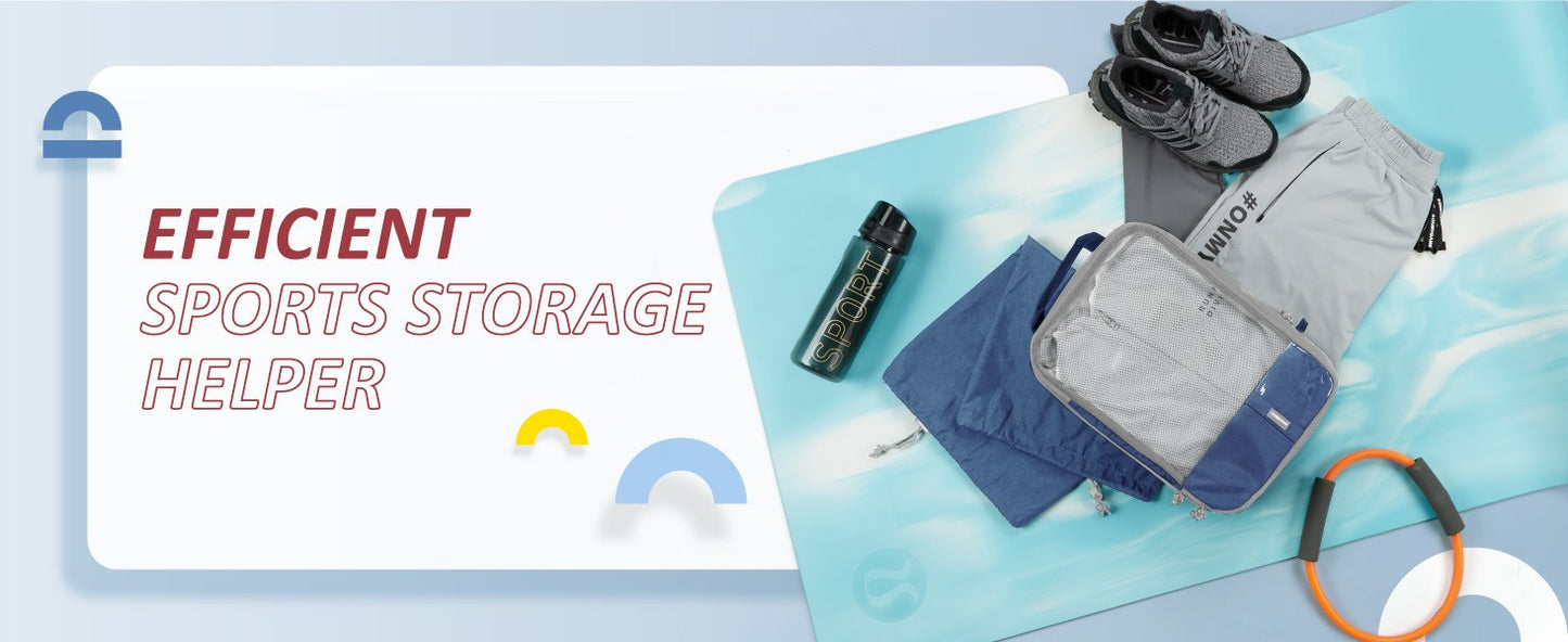 BAGSMART 6 Set Compression Packing Cubes for Travel Lightweight Luggage Organizer Bags Durable Space Saver Bags Travel Essential