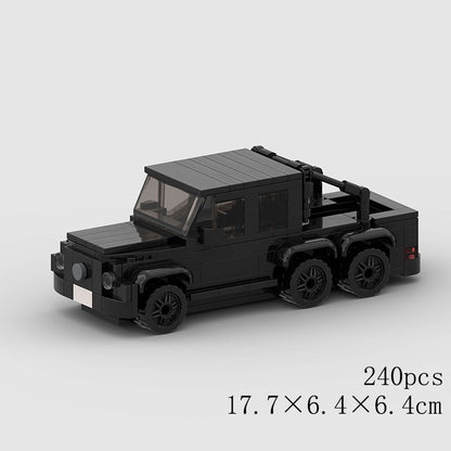 MOC Speed Sports Super Carro de Corrida Blocos de Montar DIY Tijolos Cidade Rally Técnico Grande Veículo de Corrida Presente de Natal Brinquedo