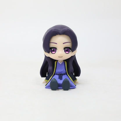 Miniatura Atacado Q Posket BANDAI Figure Demon Slayer 6un/12un/Conjuntos Kimetsu No Yaiba Pequenas Bonecas PVC Decoração de Mesa