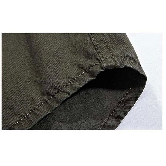 2024 Summer New Fashion Cotton Casual Shirts Men Loose Shirts Short Sleeve Turn-down Collar Military Style Male Tops