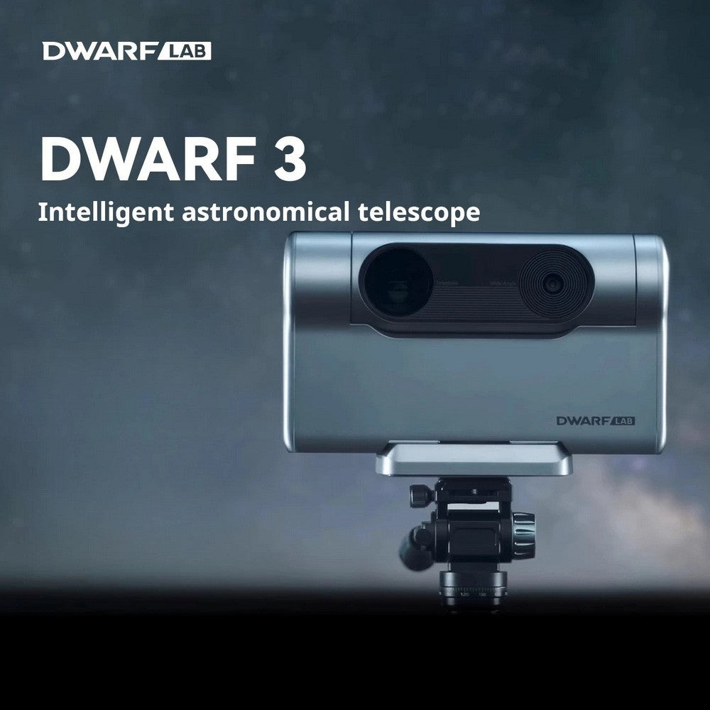 DWARFLAB DWARF 3 Telescópio Astronômico Inteligente, Profissional, Alta Ampliação, Alta Definição, Observação de Estrelas, Fotografia