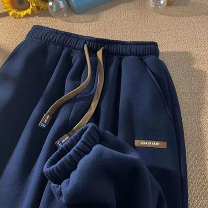 Fleece Sweatpants Women Winter Warm Casual Harem Pants Korean Fashion All Match Loose Thick Warm Trousers Female Autumn New