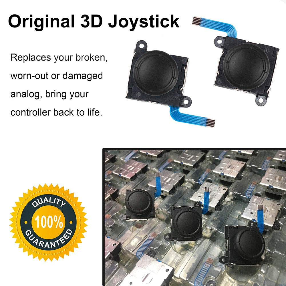 8pcs Replacement 3D Analog Joystick for Nintendo Switch/OLED/Lite JoyCon Thumb Stick Controller Repair Parts Accessory