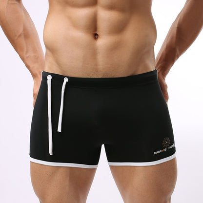 Men's Surf Board Shorts Beachwear Swimming Trunks Men U Convex Pouch Boxer Shorts Bikni Male Panties Underpants