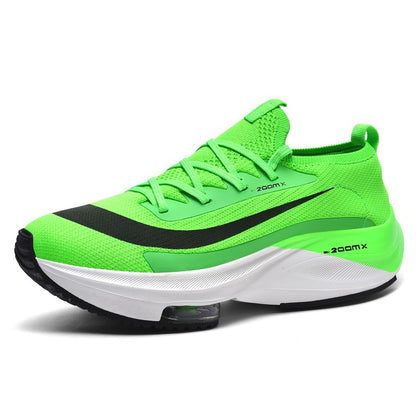 Couple Running Shoes Men Mesh Breathable Comfortable Flat Casual Walking Shoes Lace-up Trendy Outdoor Sneakers for Men Women