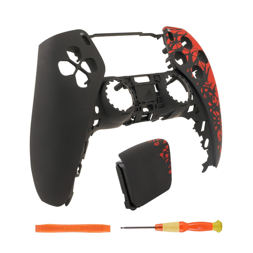 Replacement Front Shell with Touchpad For PS5 DualSense Controller BDM-010/020/030/040/050 Faceplate Housing DIY Custom Mod
