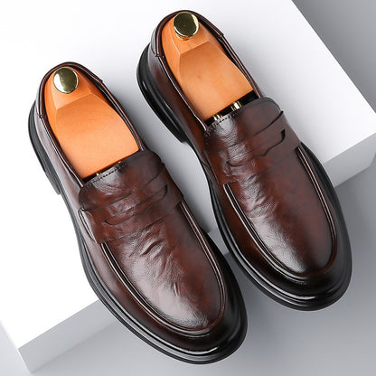 High Quality Fashionable Loafers Leather Men Business Formal Casual Leather Shoes Spring Men Soft and Comfortable Leather Shoes