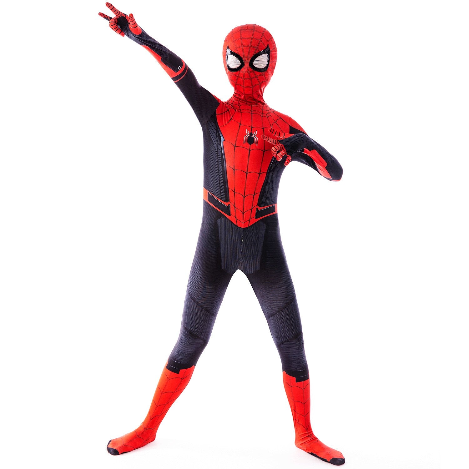 Anime Superhero Costume Miles Morales Cosplay Zentai Bodysuit Halloween Costumes Kids Superhero Costumes Movie Characters