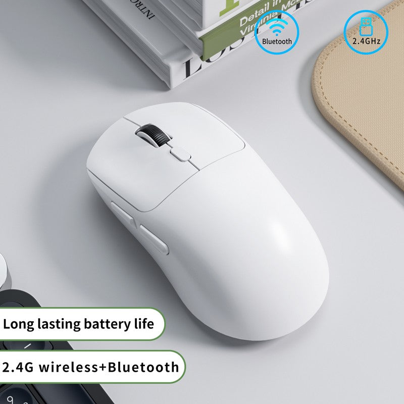 Mouse sem fio Xiaomi Bluetooth 2.4G Três Modos Recarregável Ergonômico Rato Portátil Para Escritório, Jogos, iPad, PC, Laptop, TV