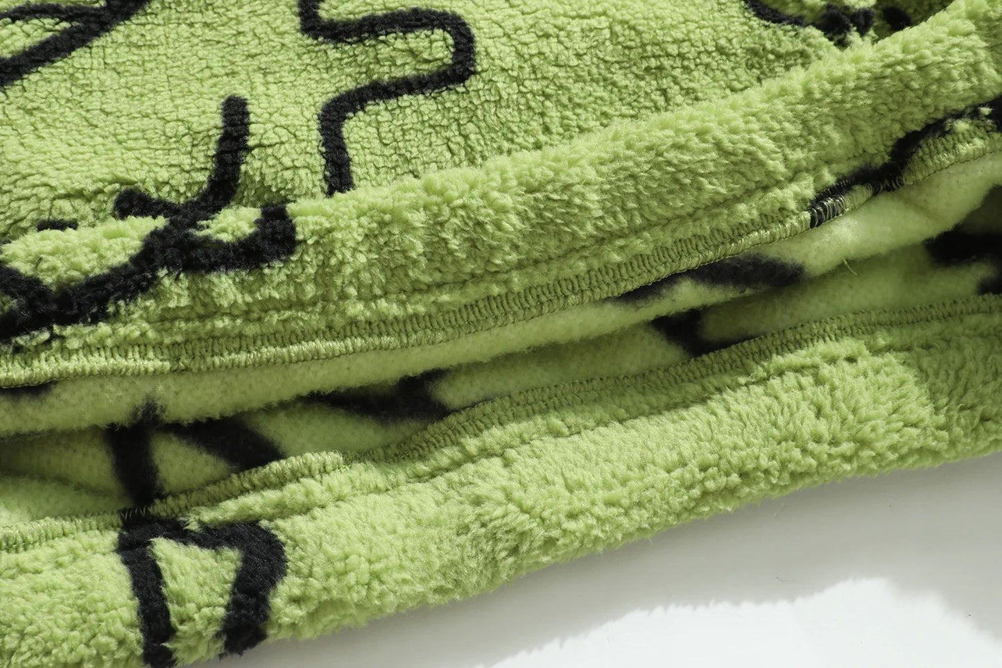 Ms Aztec National Printing Ultra-fine Austrian Fleece Jacket Zipper Lady